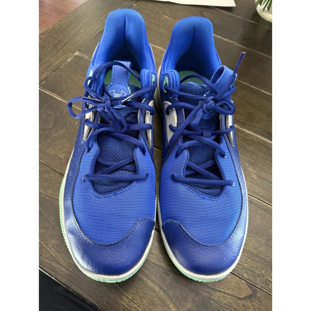 Under Armour Jet '23 Basketball Shoes Men's 13 Blue And Gray Athletic Sneakers